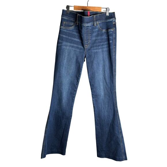 Spanx Flare Jeans Midnight Shade Size M - Picture 8 of 10